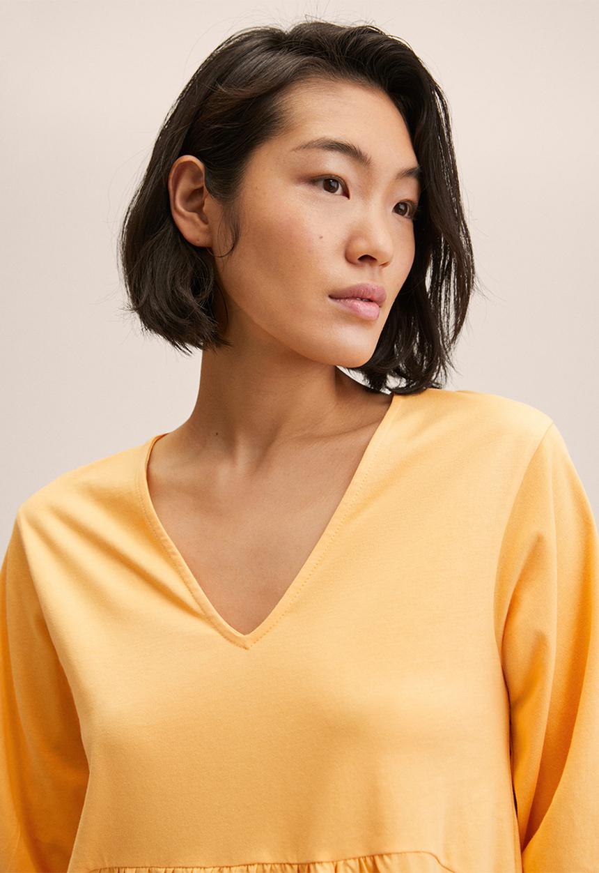 MANGO - Dress serenade - light pastel orange