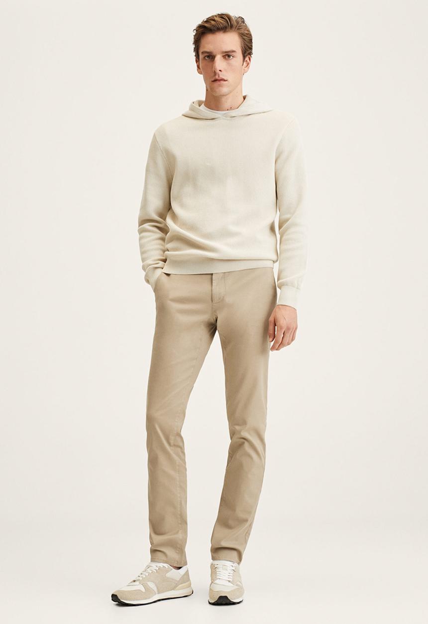 MANGO - Barna Slim fit  chino trousers - beige
