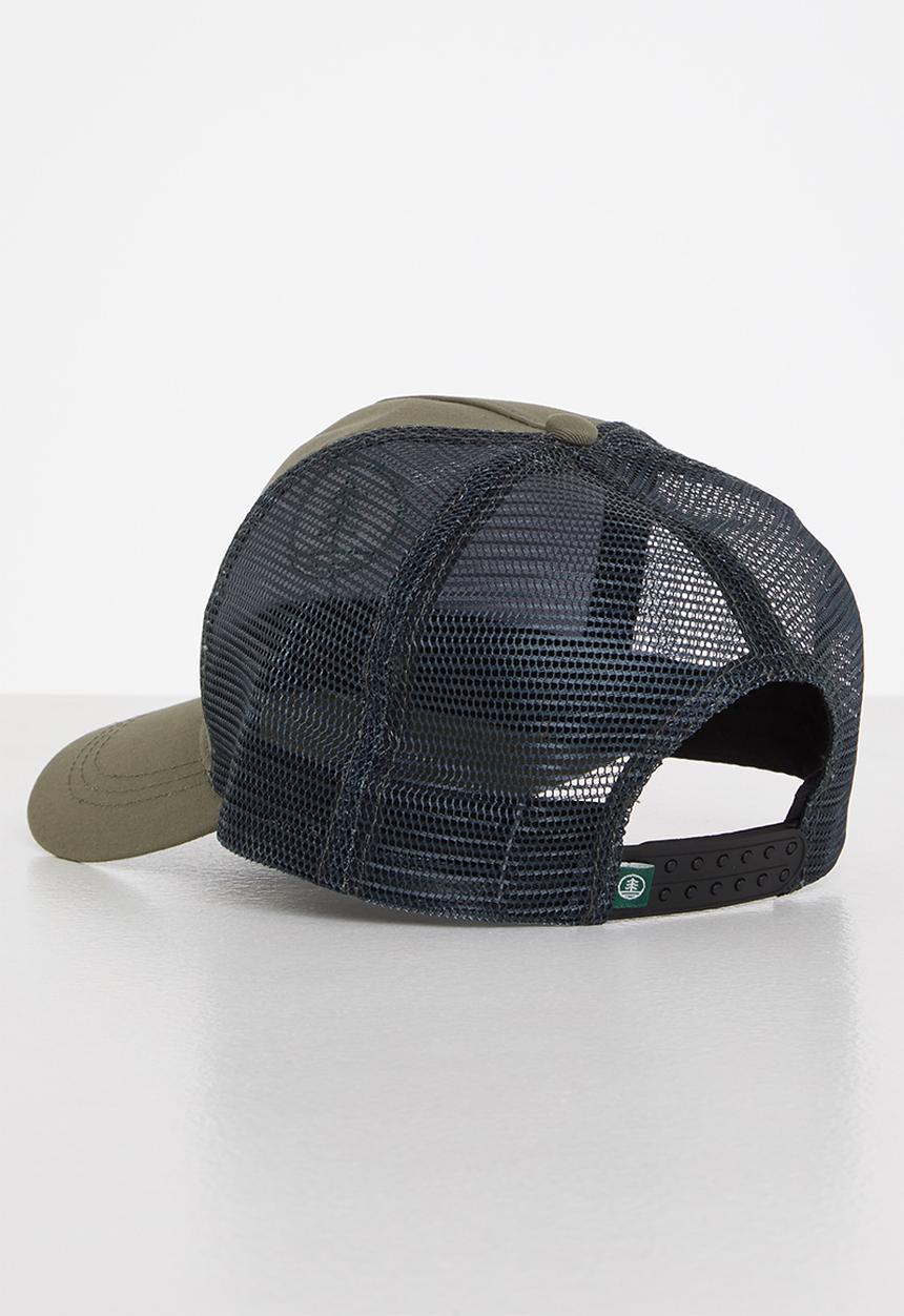 Lark & Crosse - Cullen trucker cap - khaki & stone