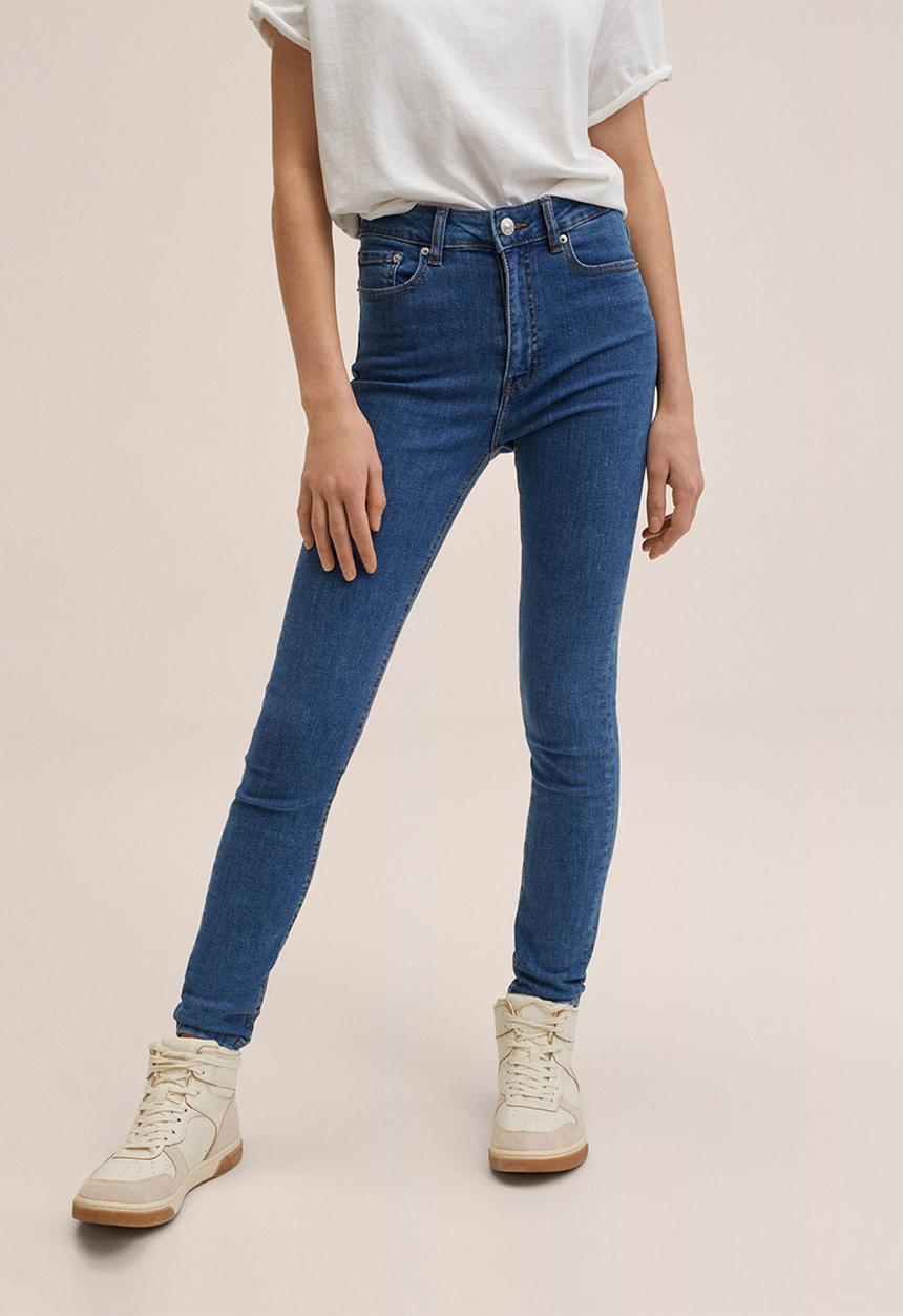 MANGO - Jeans skinny - dark blue