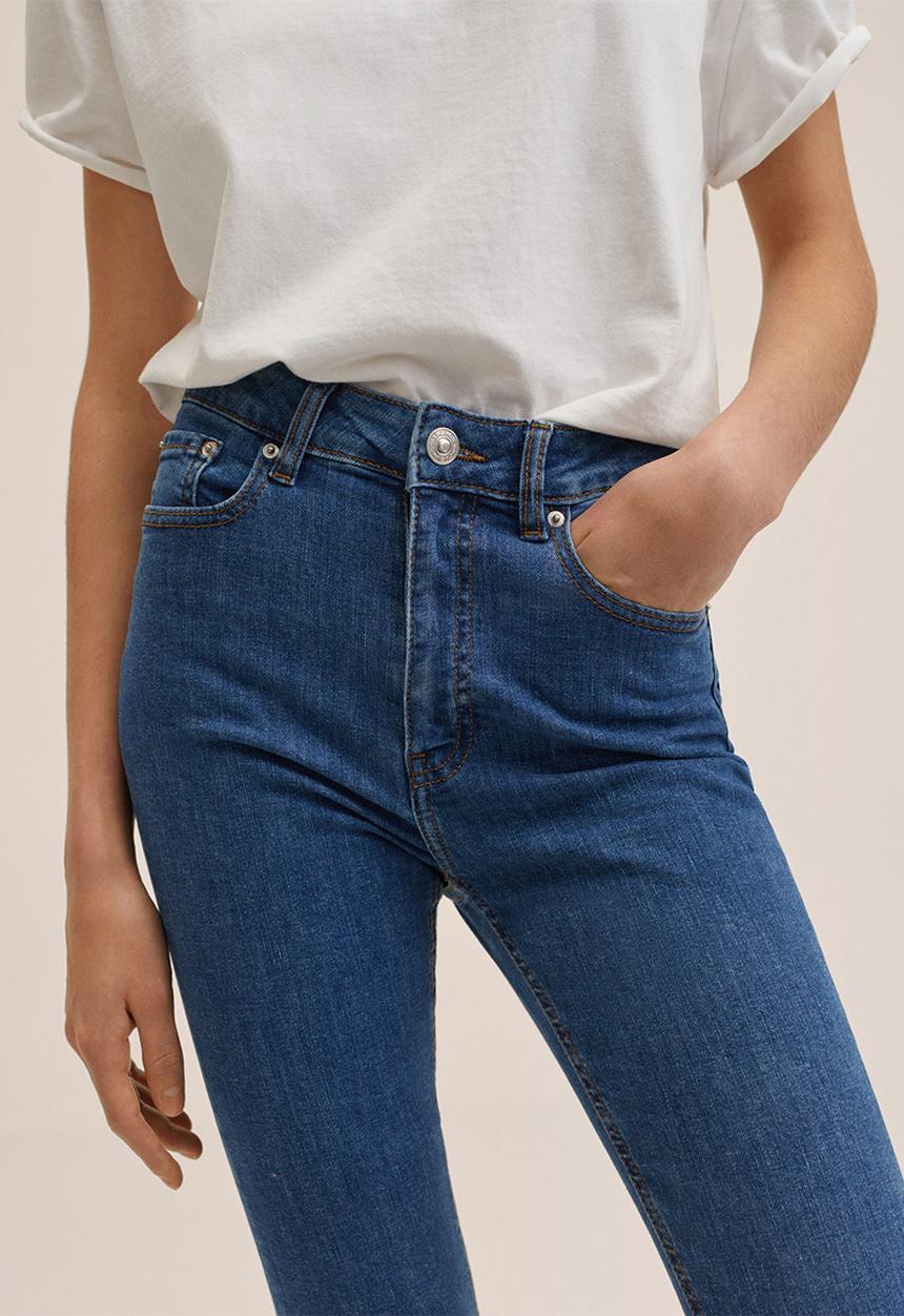 MANGO - Jeans skinny - dark blue