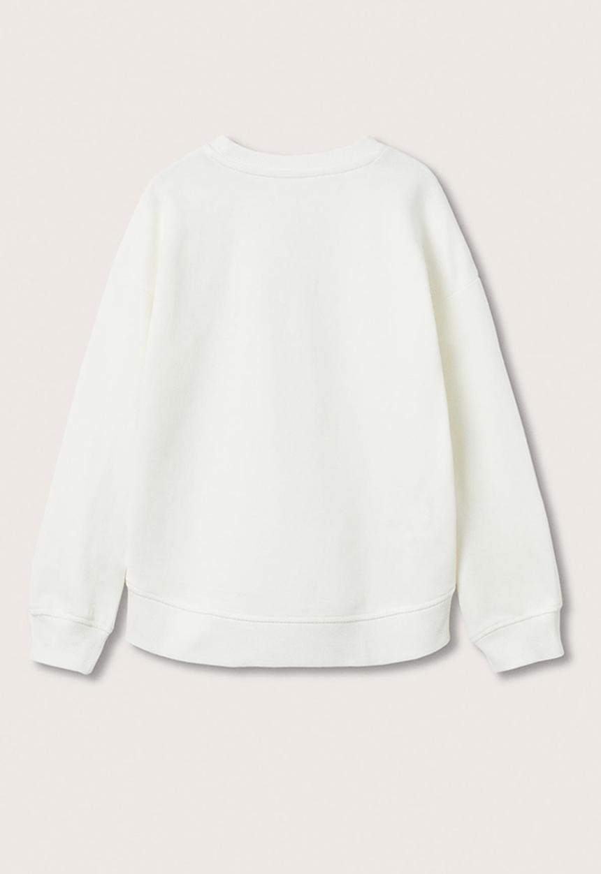 MANGO - Sweatshirt dublin - white