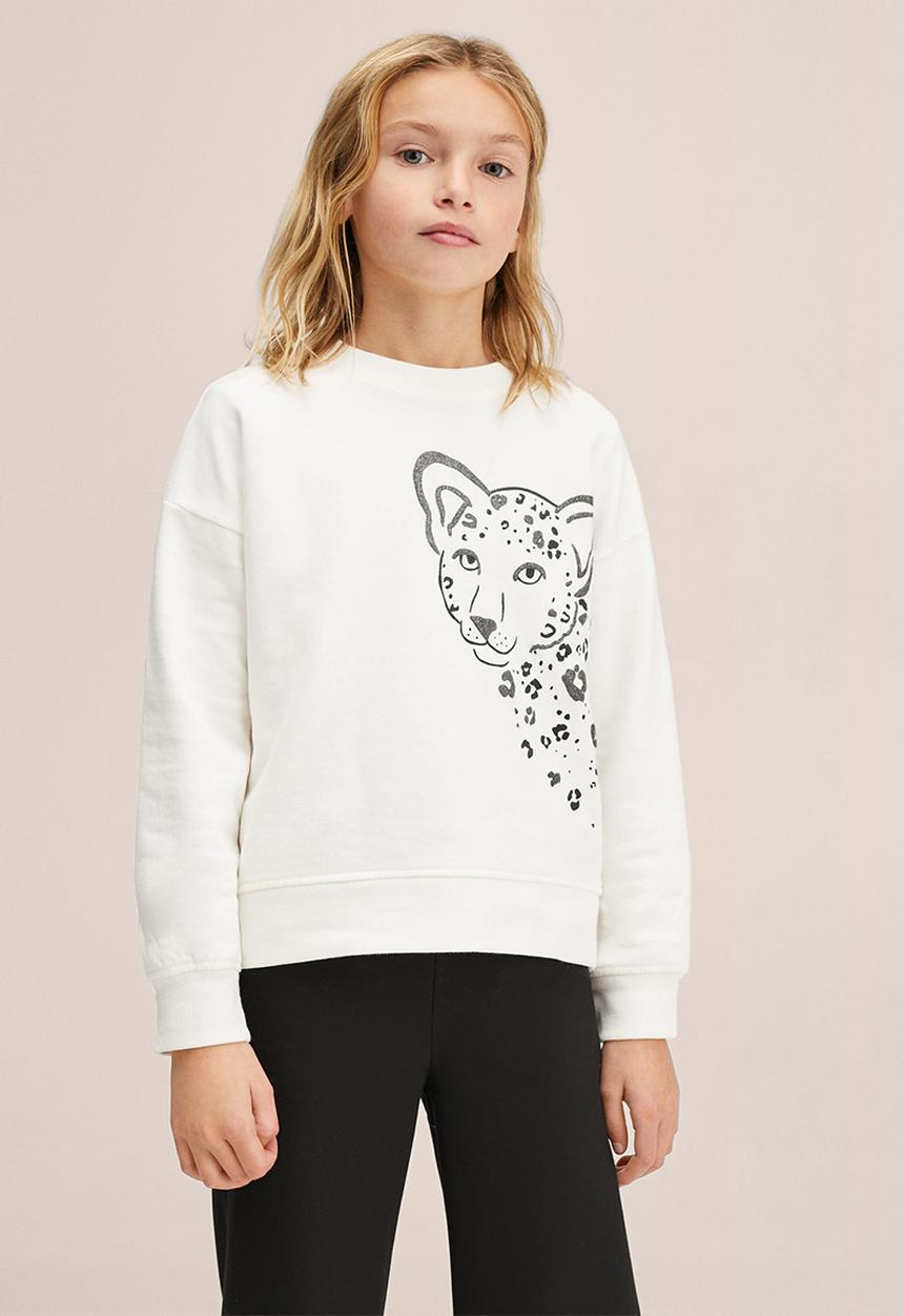 MANGO - Sweatshirt dublin - white