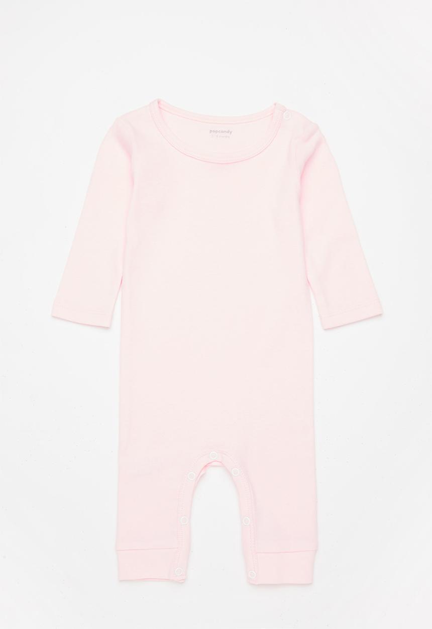 Pop Candy - Girls 2 pack romper - grey & pink