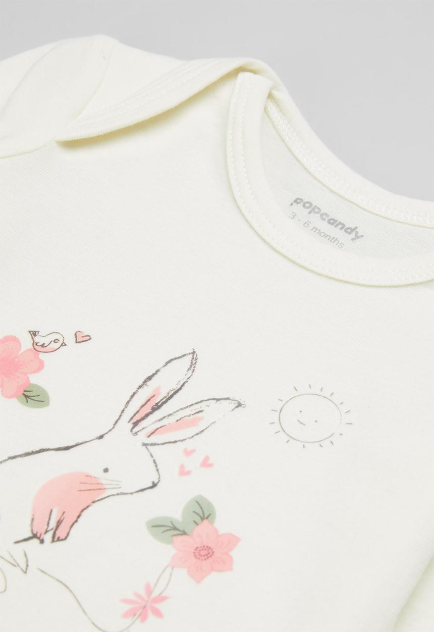 Pop Candy - Girls 2 pack design vests - grey & white