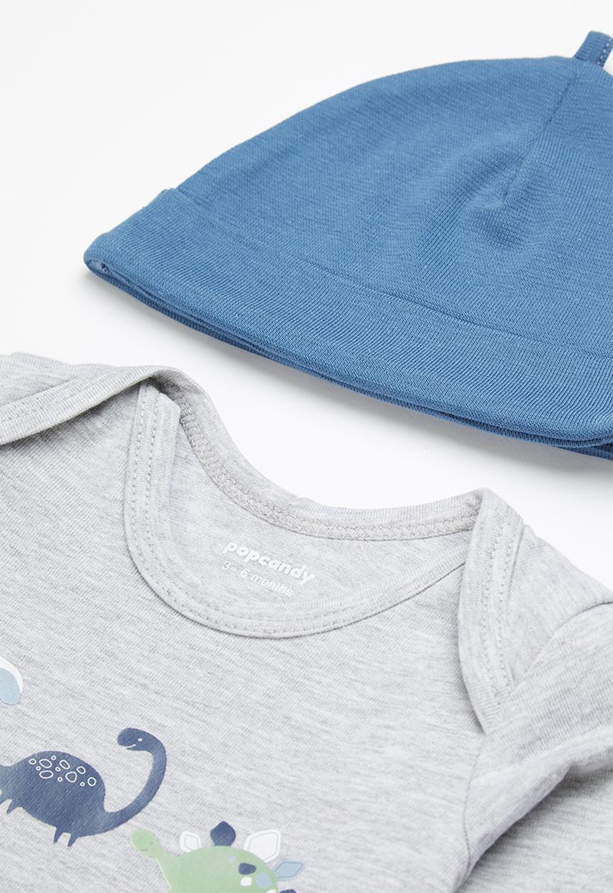 Pop Candy - 3 piece essential set - grey & blue