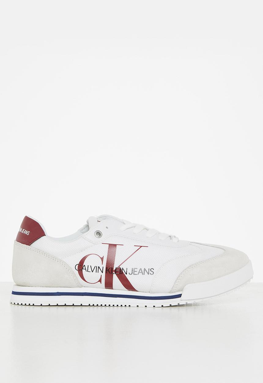 Calvin Klein - Ck low profile sneaker laceup mens - white