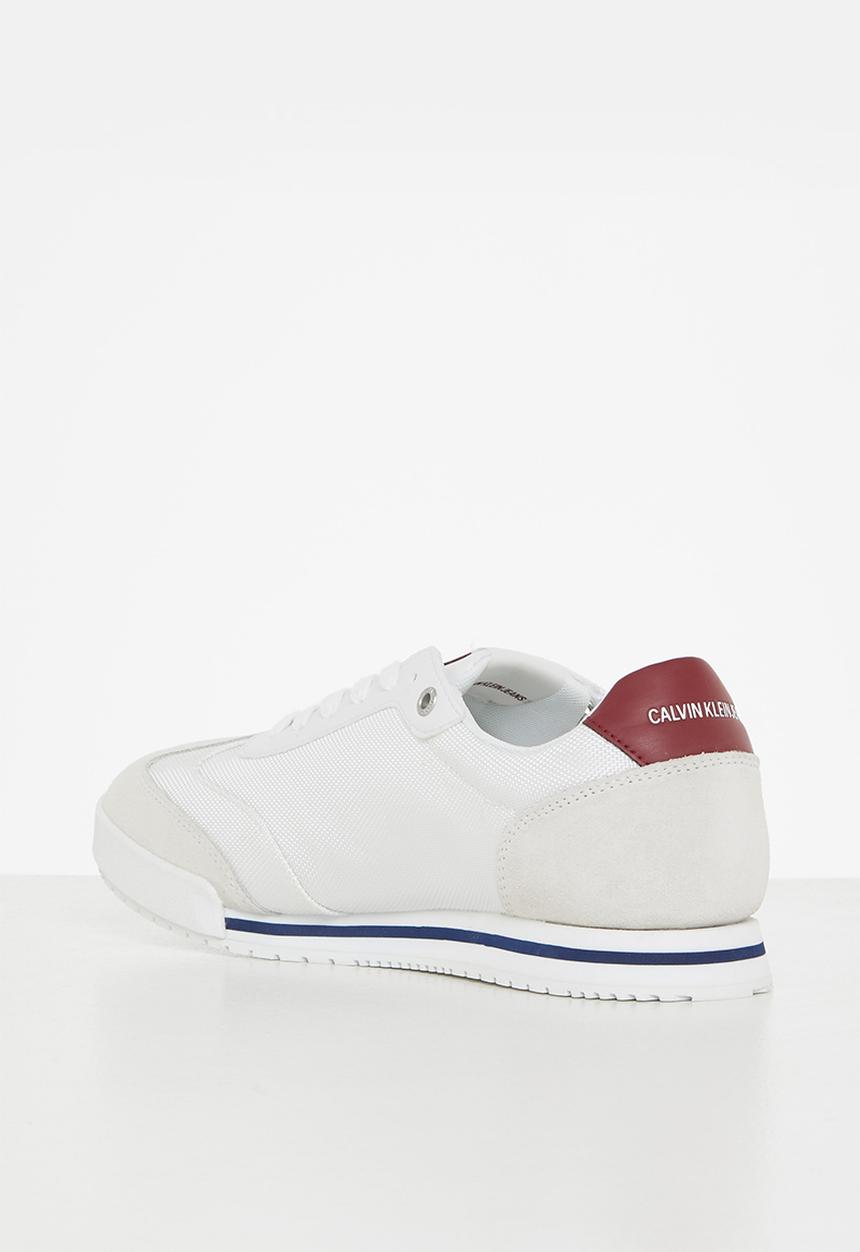 Calvin Klein - Ck low profile sneaker laceup mens - white