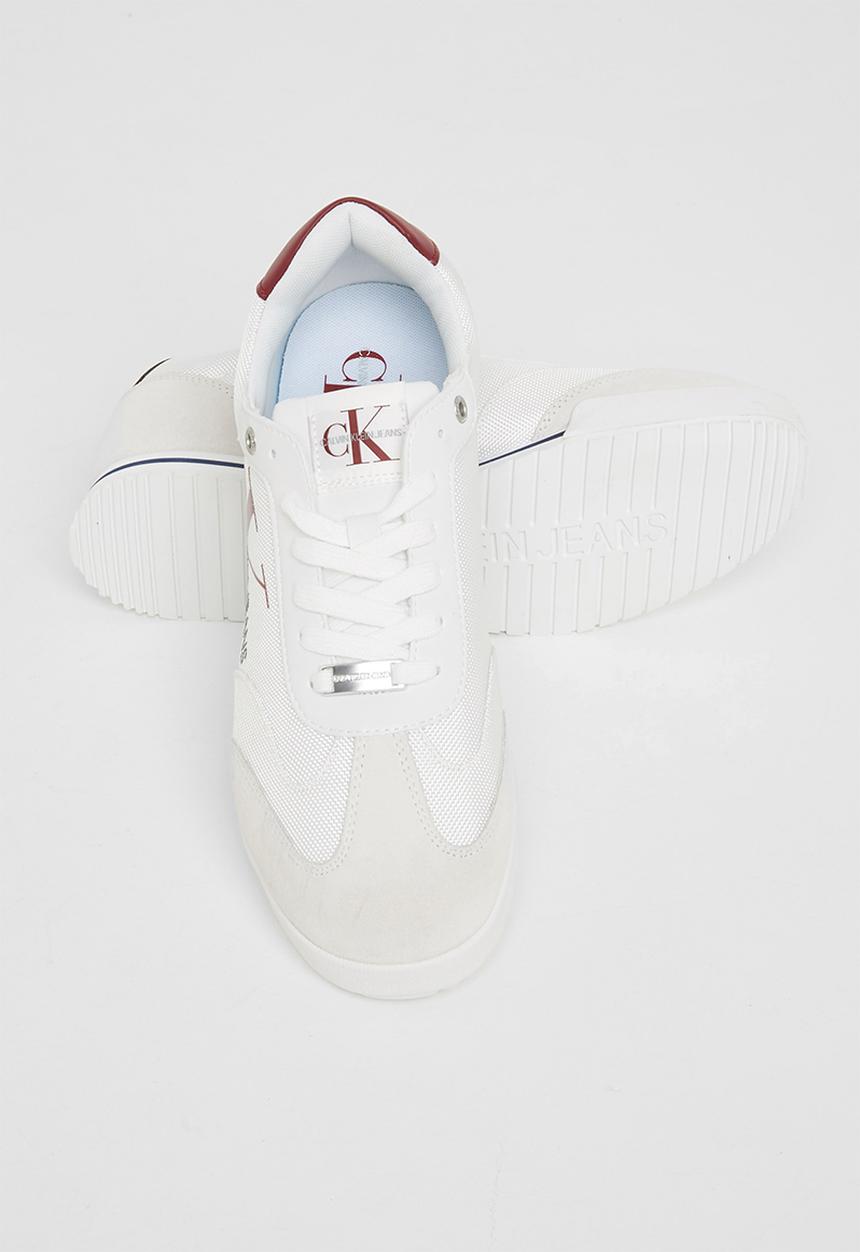 Calvin Klein - Ck low profile sneaker laceup mens - white