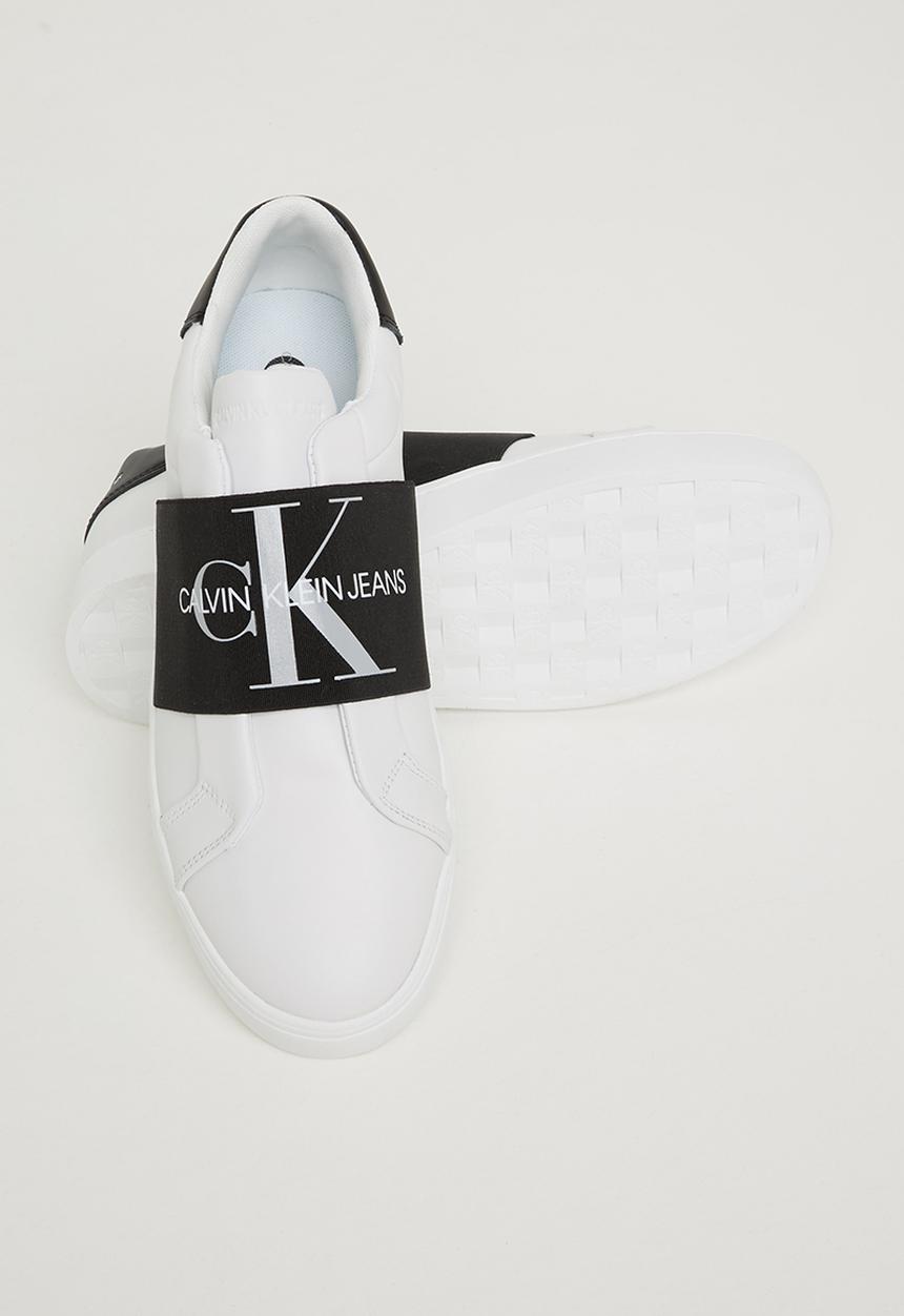 Calvin Klein - Ck cupsole elastic sneaker womens - white