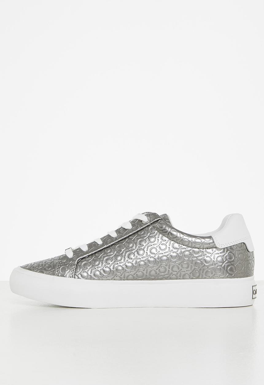 Calvin Klein - Ck vulc lace up mboss mono womens - silver