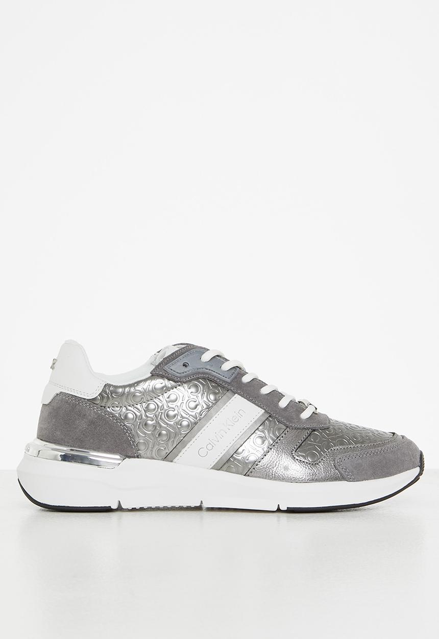 Calvin Klein - Ck flexi runner lace up mono mix womens - silver
