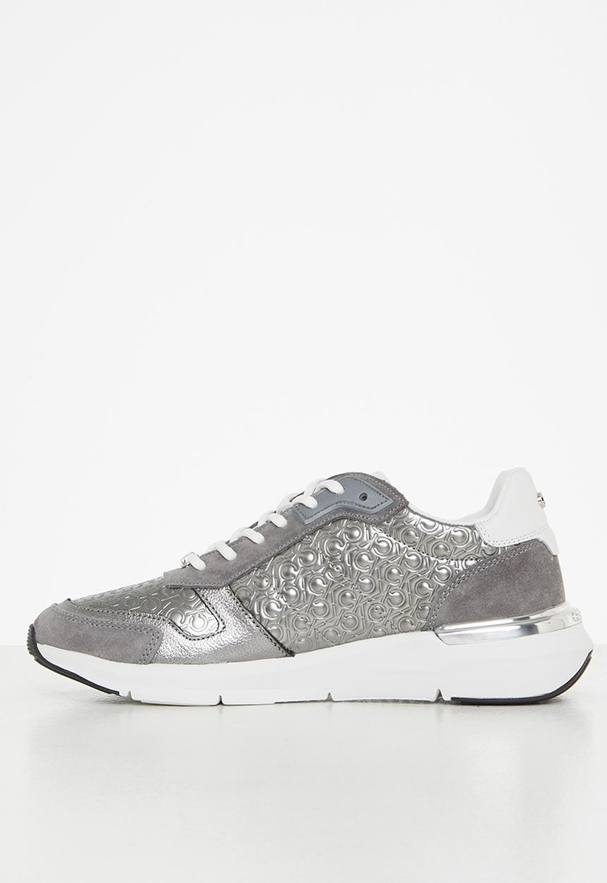 Calvin Klein - Ck flexi runner lace up mono mix womens - silver