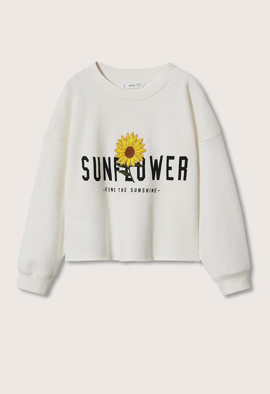 MANGO - Sweatshirt girasol - white