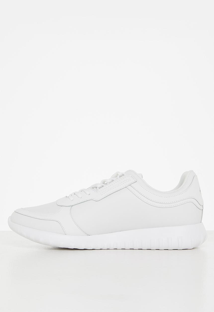 Calvin Klein - Ck runner laceup sneaker eva leather mens - white