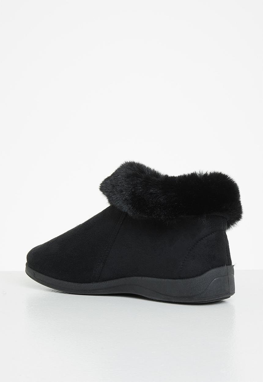 Hush Puppies - Sharon slipper boot - black 