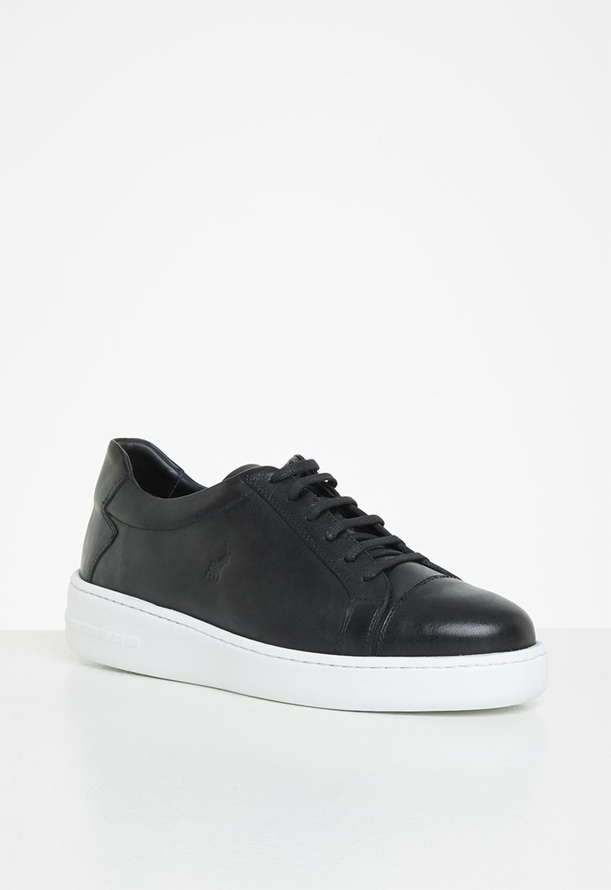POLO - Fashion leather sneaker - black