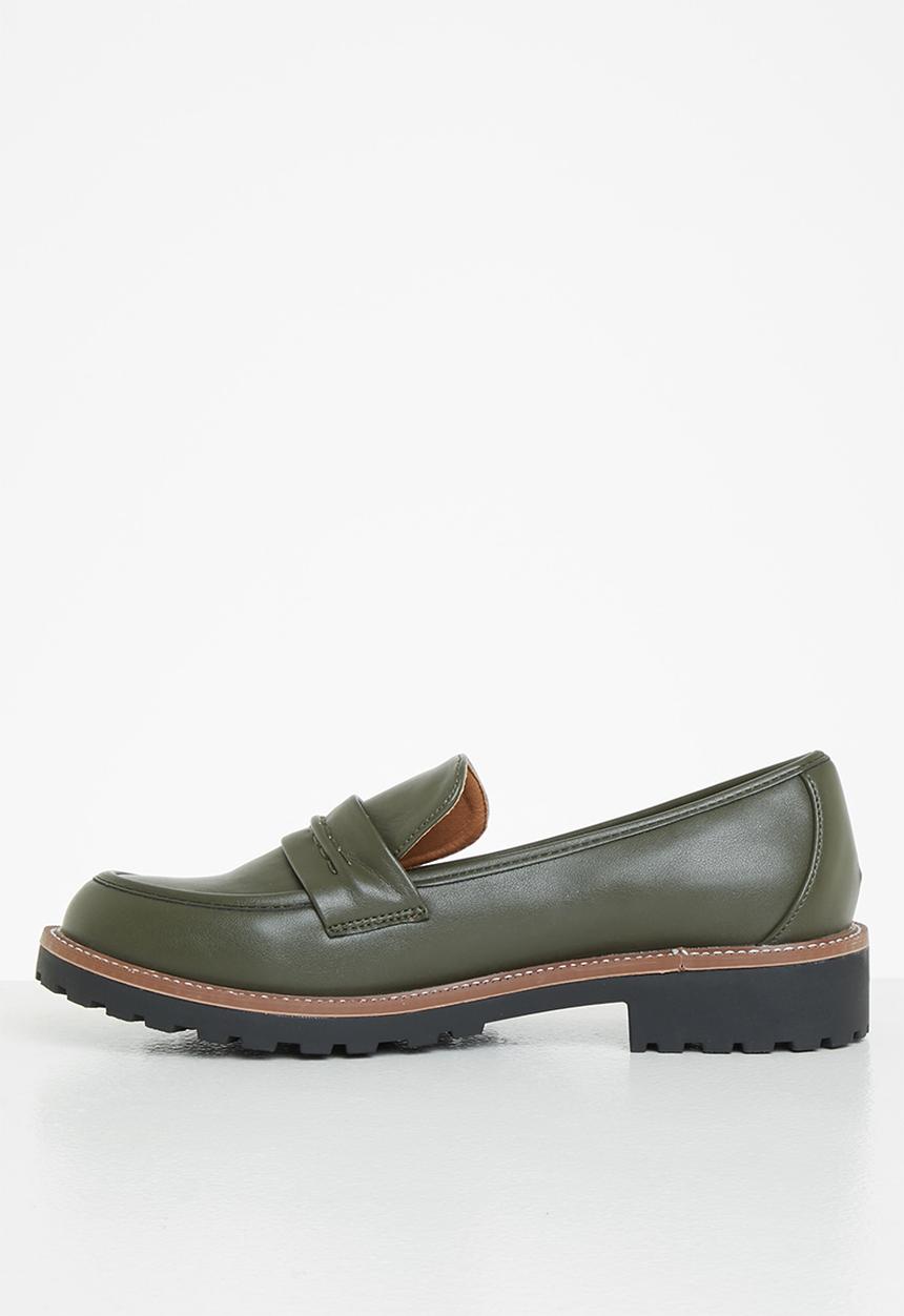 Jada - Classic penny loafer - olive