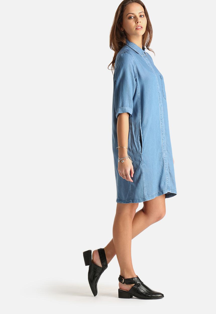 VILA - Elan Denim Long Shirt