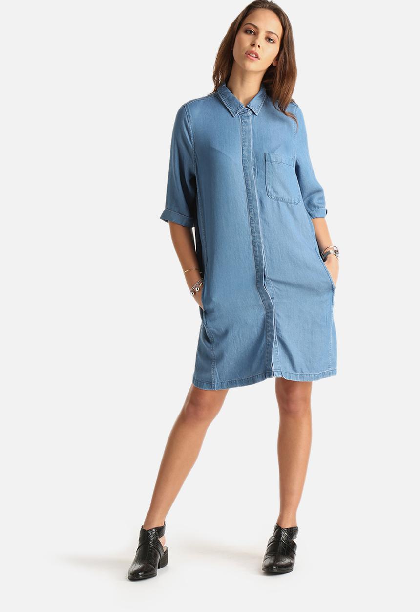 VILA - Elan Denim Long Shirt