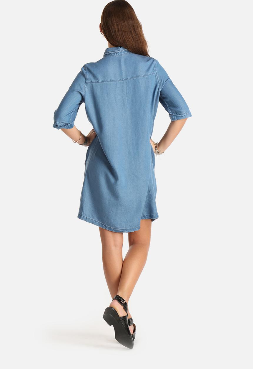 VILA - Elan Denim Long Shirt