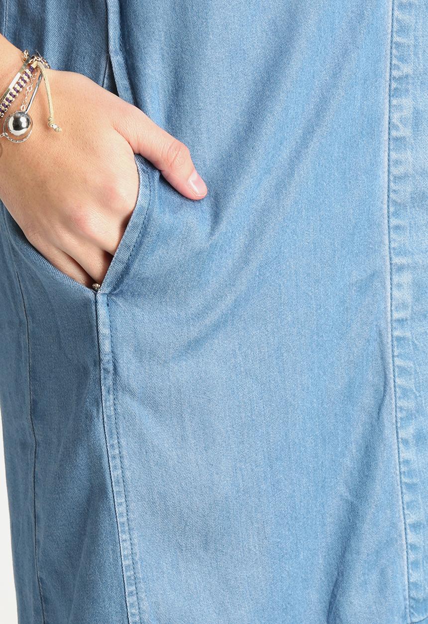 VILA - Elan Denim Long Shirt