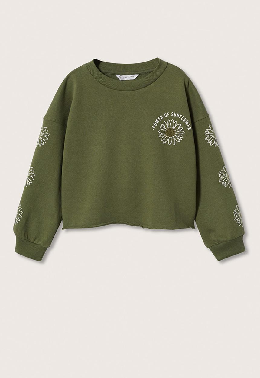 MANGO - Sweatshirt girasol - green