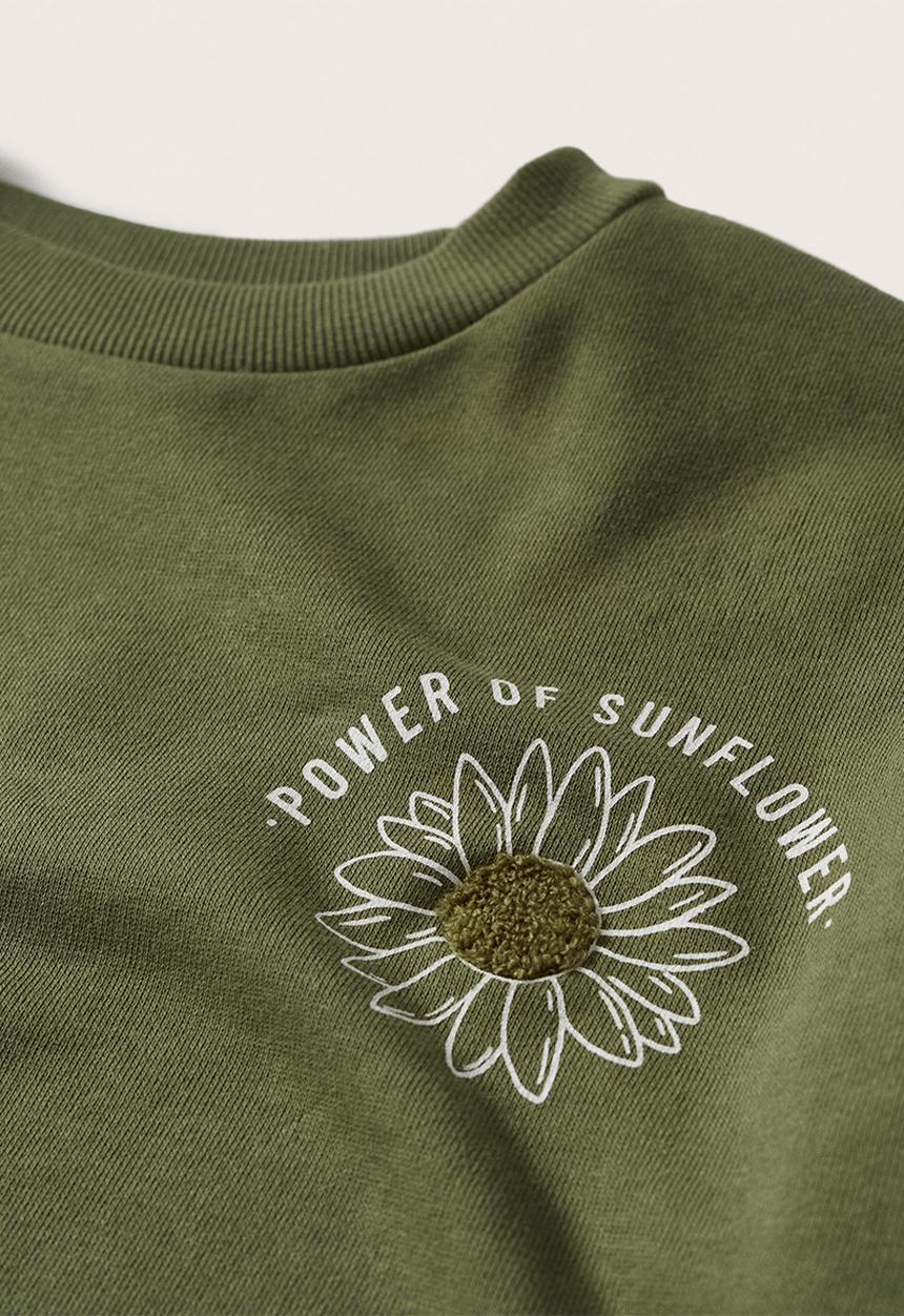 MANGO - Sweatshirt girasol - green