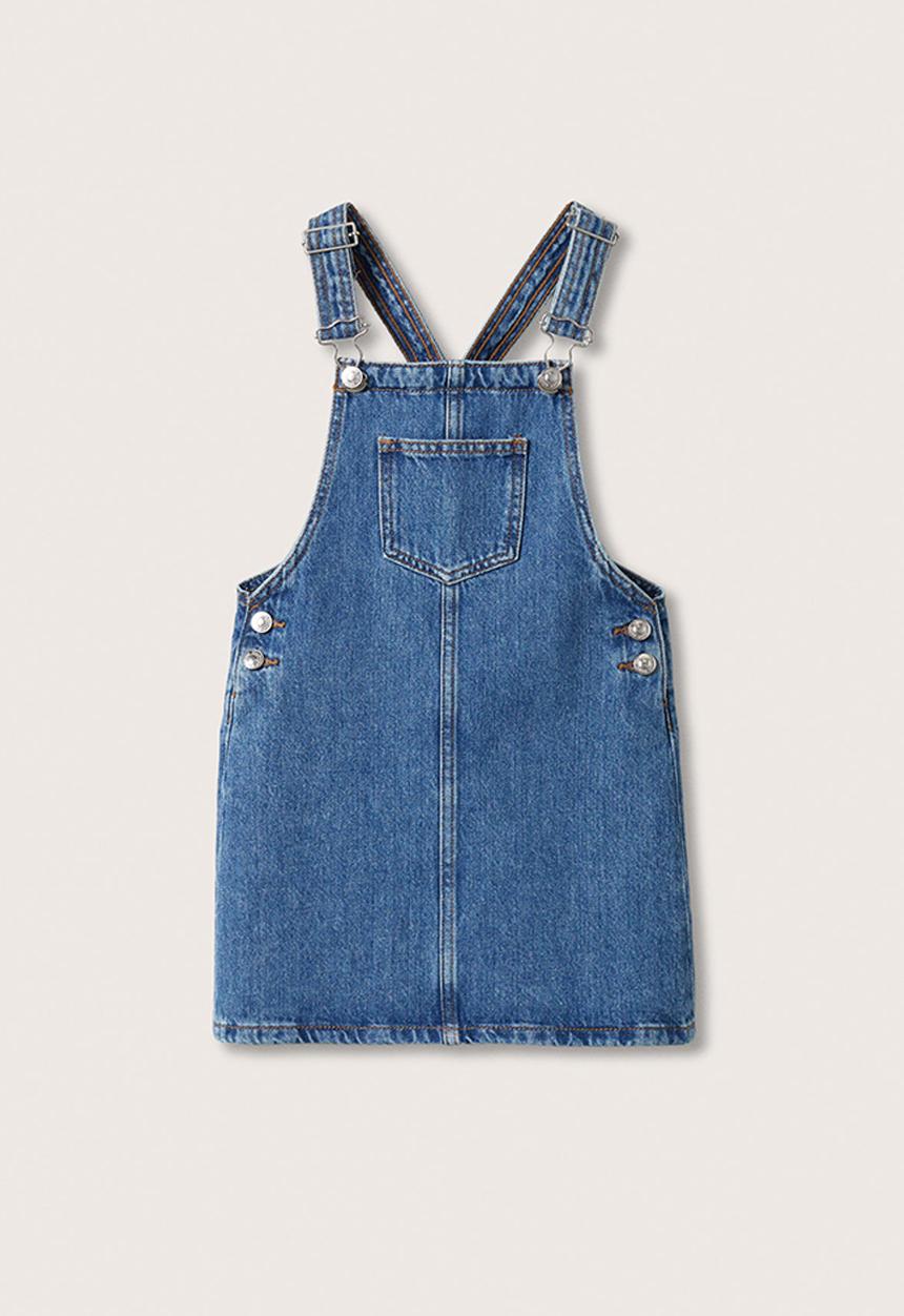 MANGO - Dungaree dress paula - blue