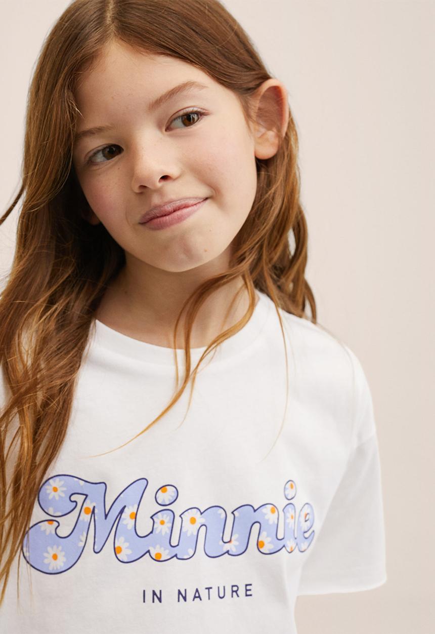 MANGO - T-shirt mnature - white