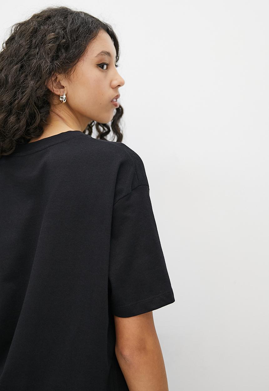 Blake - Graphic oversized tee - black