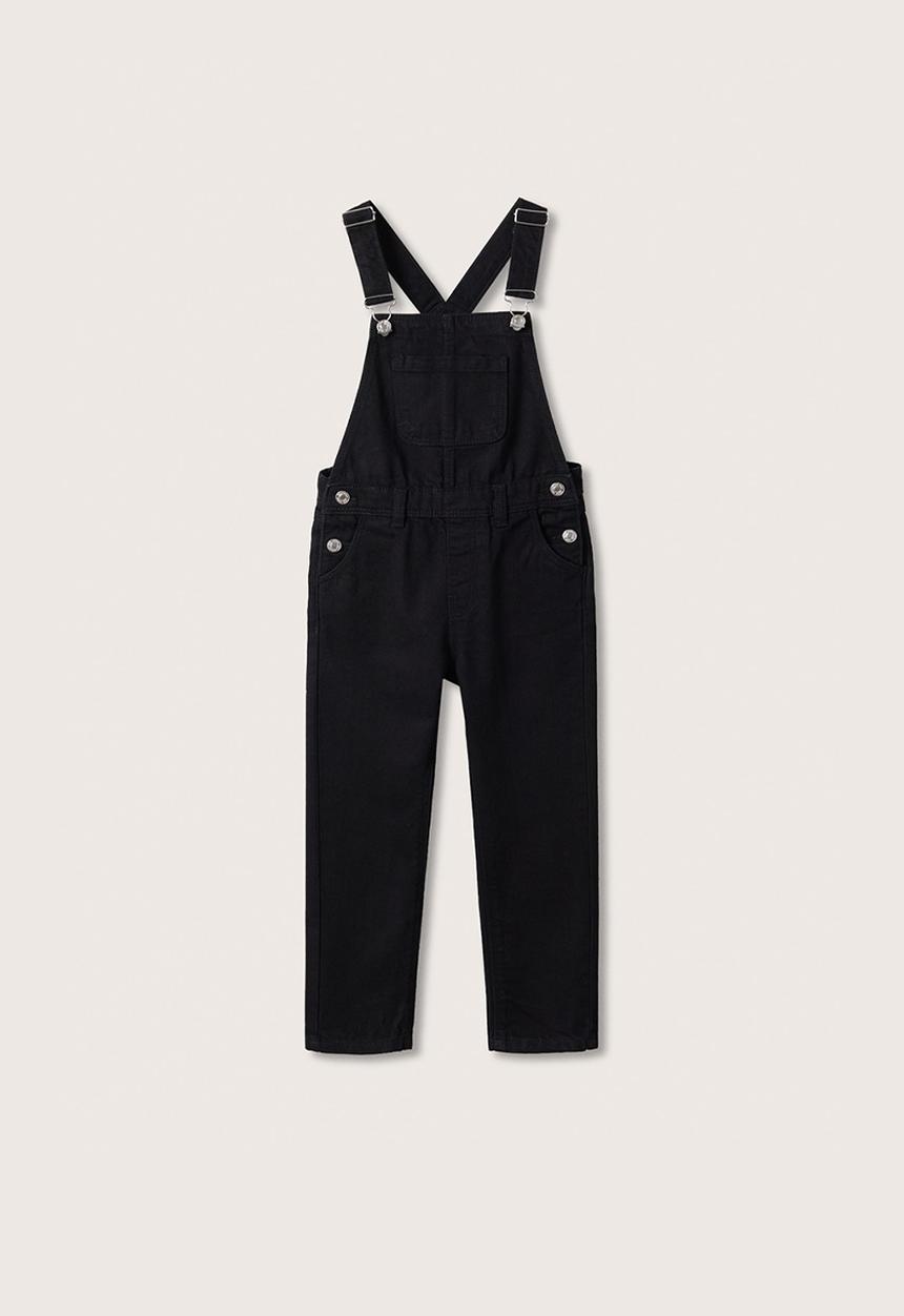 MANGO - Dungarees amara - black