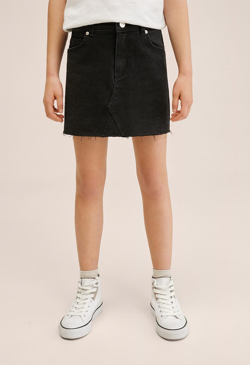MANGO - Skirt sue - black
