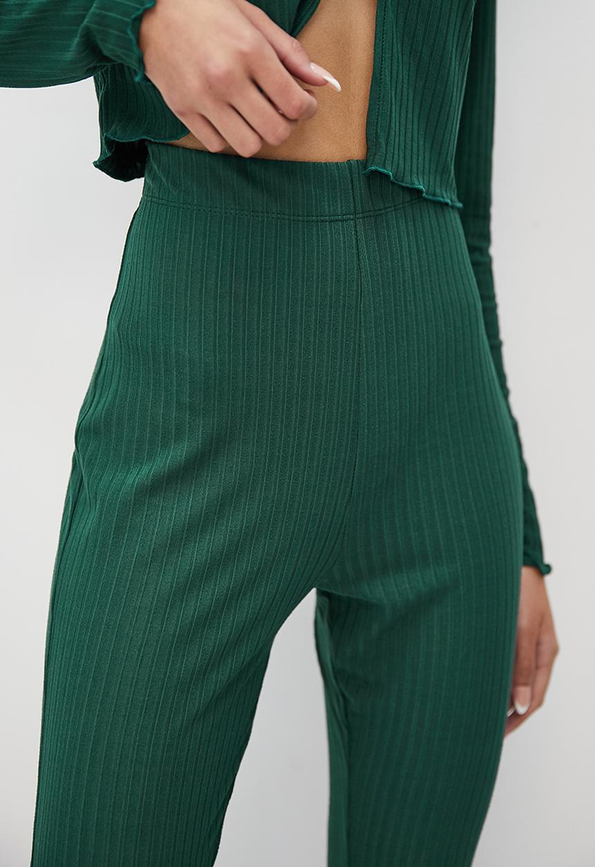 Blake - Co-ord flare leg - trekking green