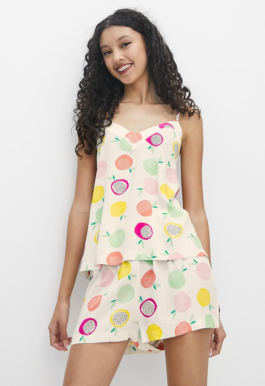 Blake - Cami and short sleep set - fruit print