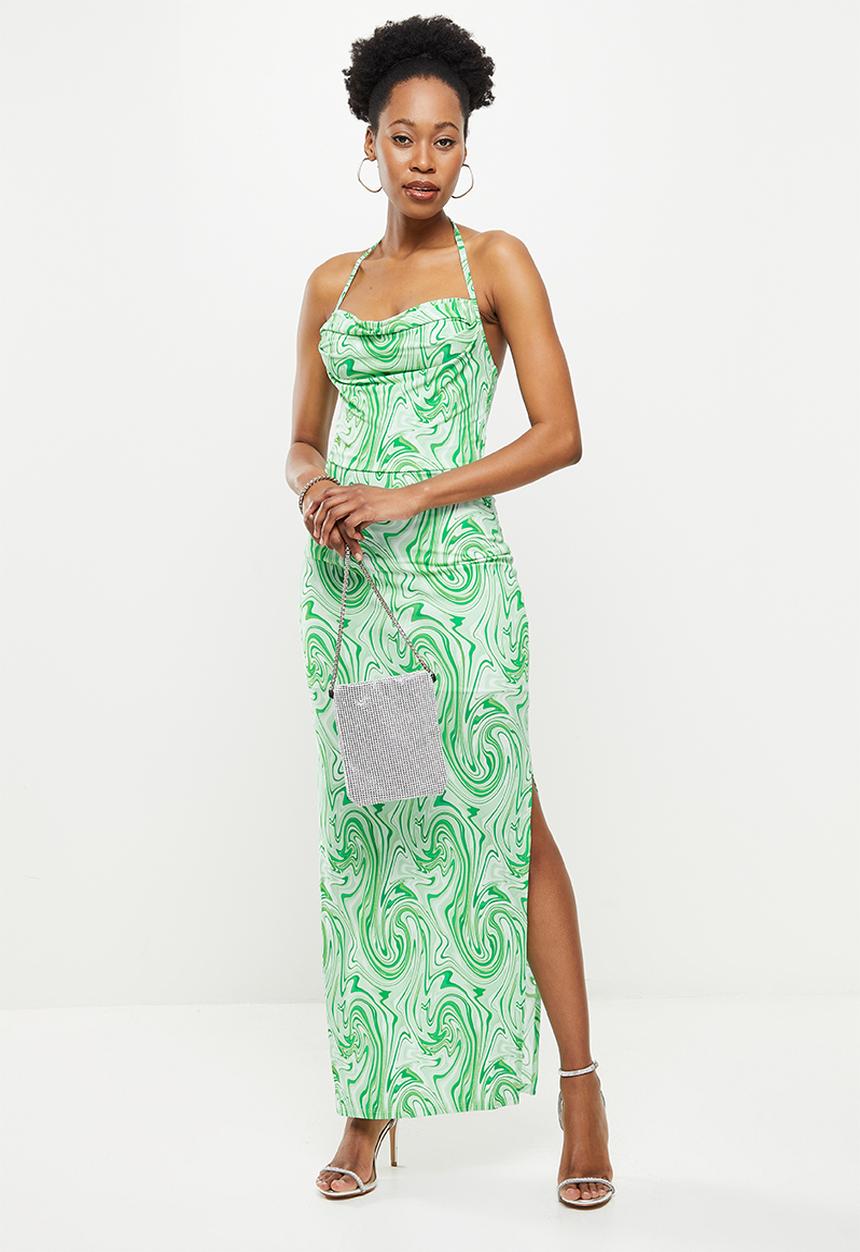 SISSY BOY - Marble maxi dress - green marble