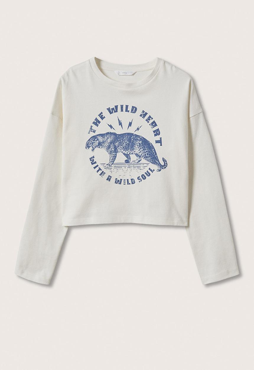 MANGO - T-shirt soul - white