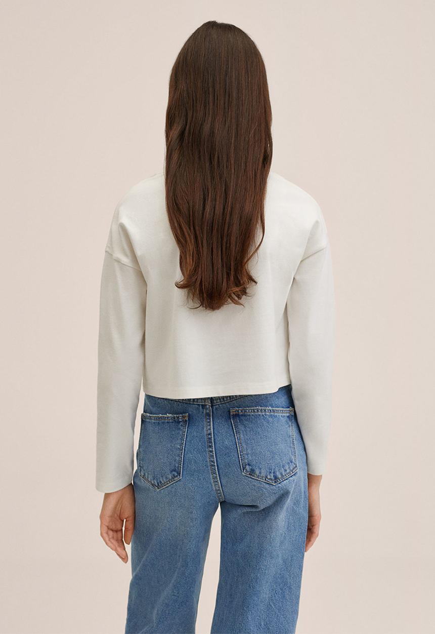 MANGO - T-shirt soul - white