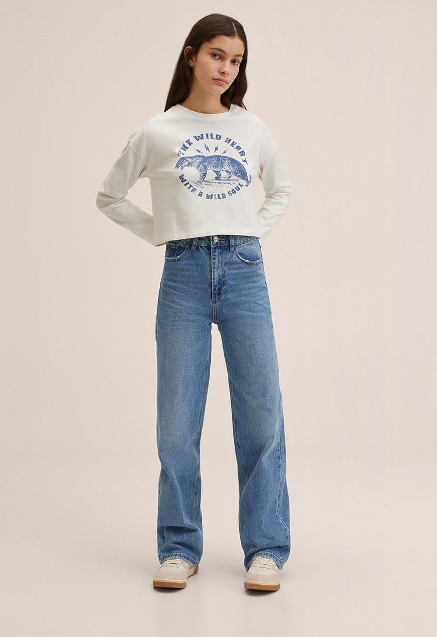 MANGO - T-shirt soul - white