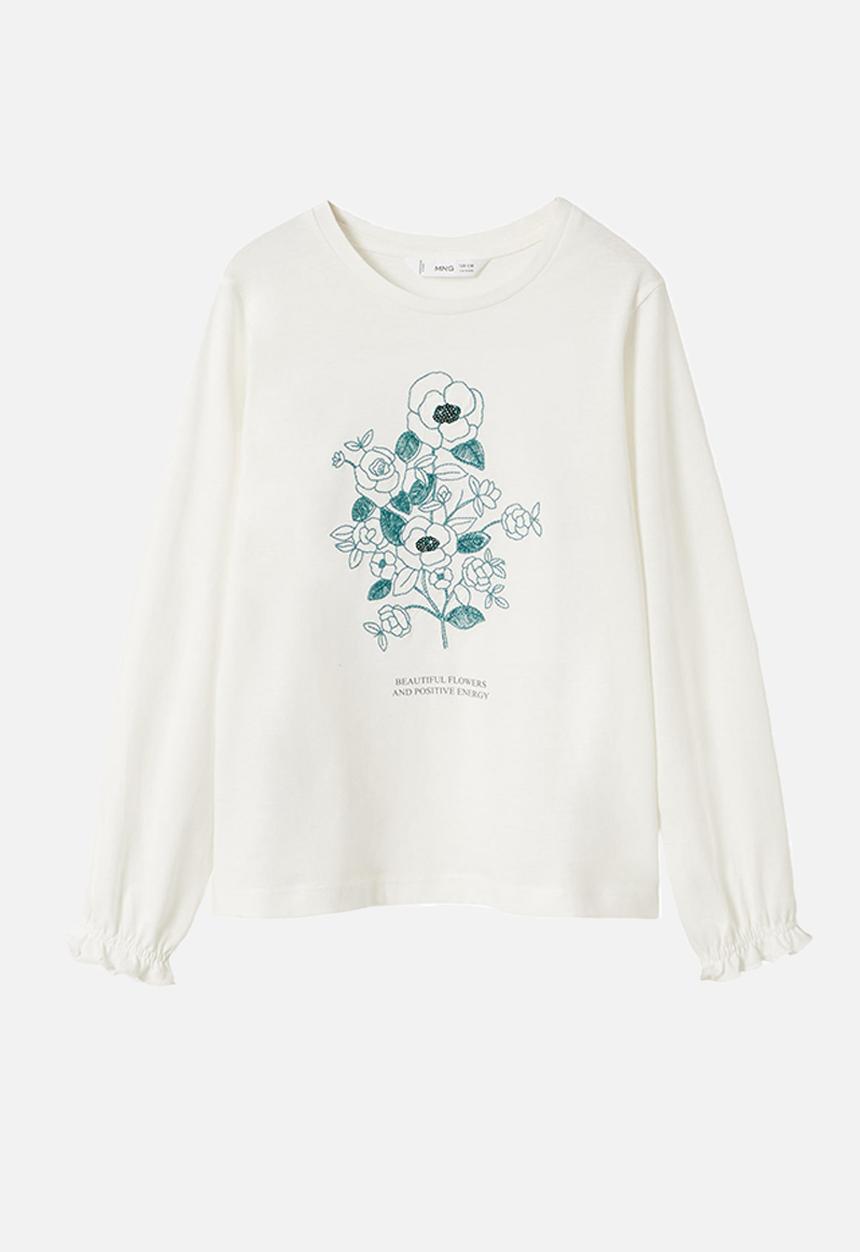 MANGO - T-shirt jolie - white