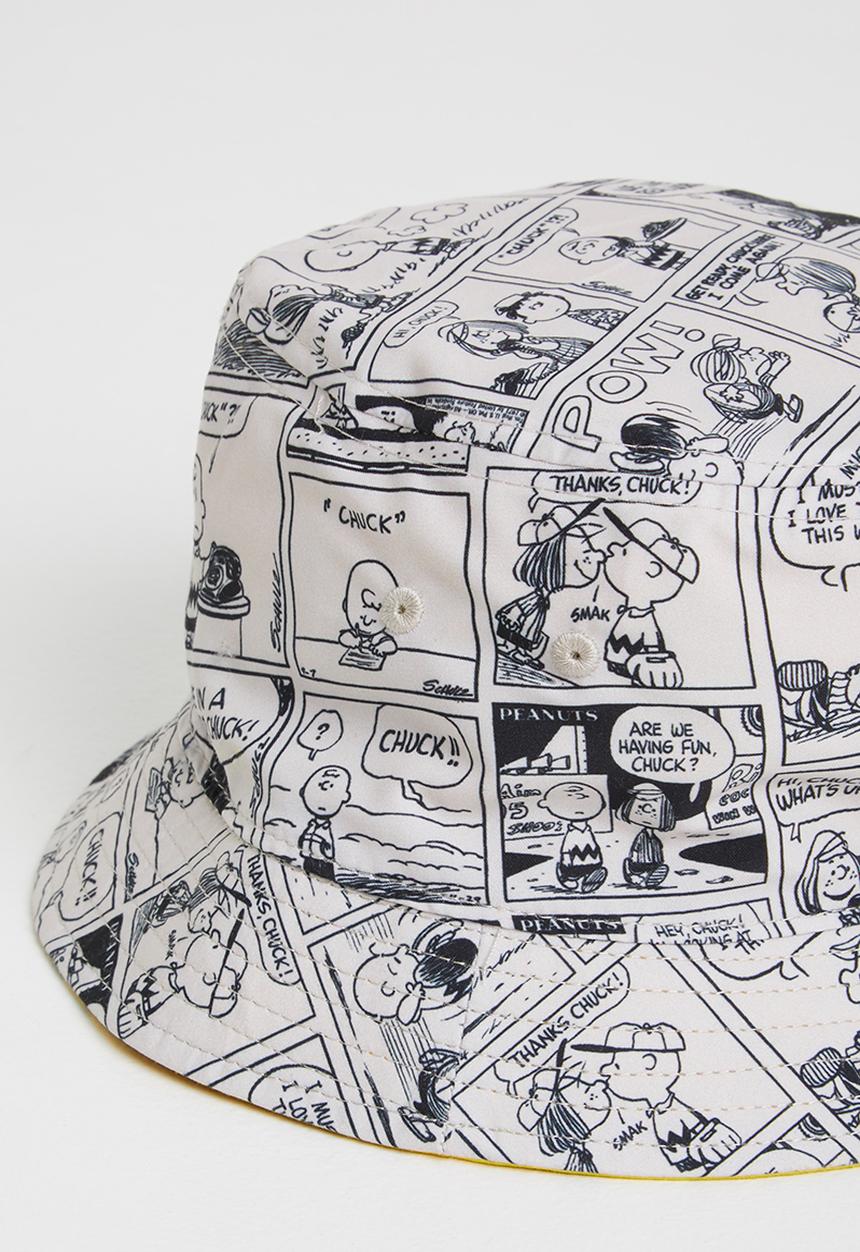 Converse - Peanuts bucket hat - yellow & neutral