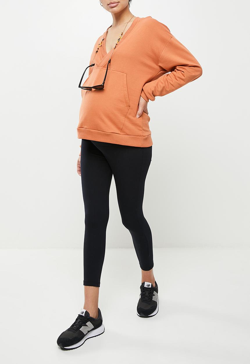 Superbalist - Materntiy nursing pocket hoodie - baked clay