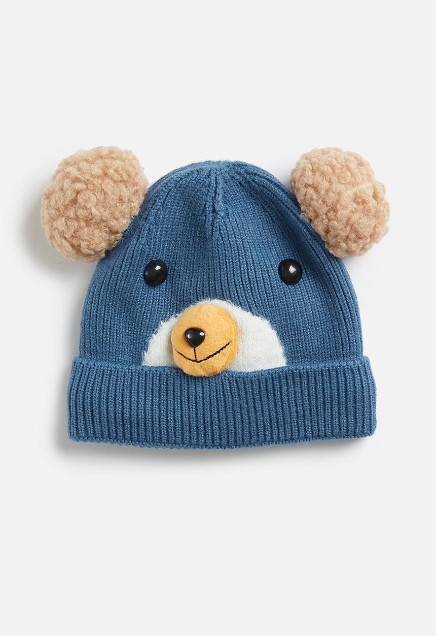 Pop Candy - Baby bear beanie - blue