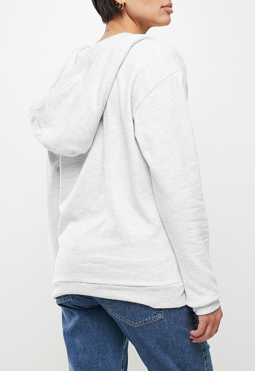 Superbalist - Materntiy nursing pocket hoodie - ice melange