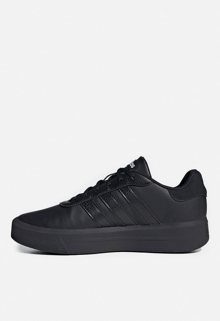 adidas Originals - Court platform - core black/core black/ftwr white
