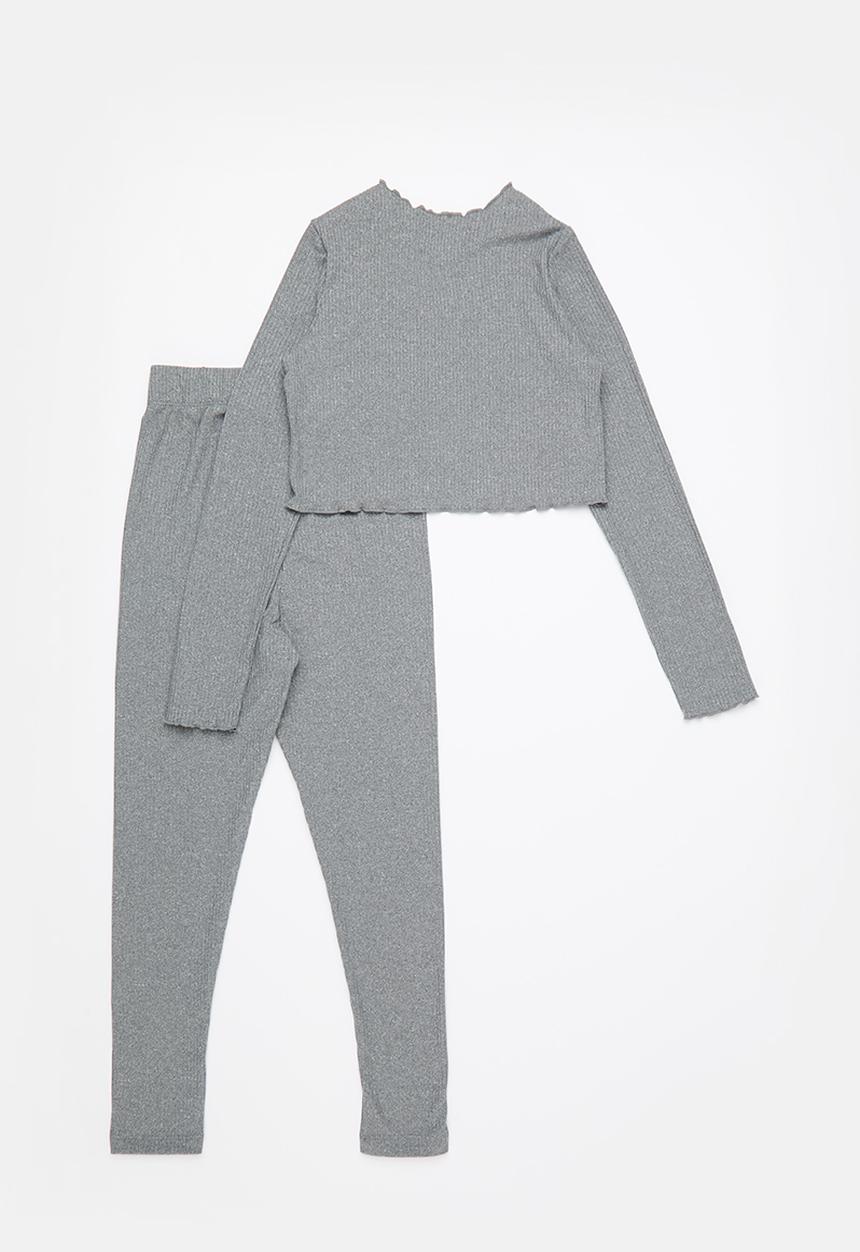 Superbalist - Rib set - charcoal