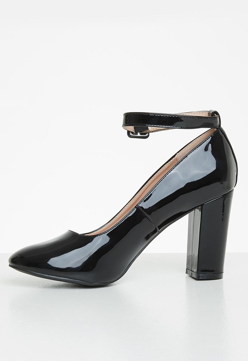 Superbalist - Kate patent block heel - black