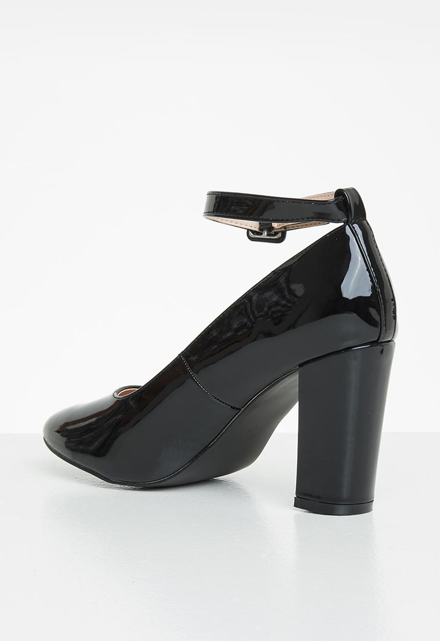 Superbalist - Kate patent block heel - black