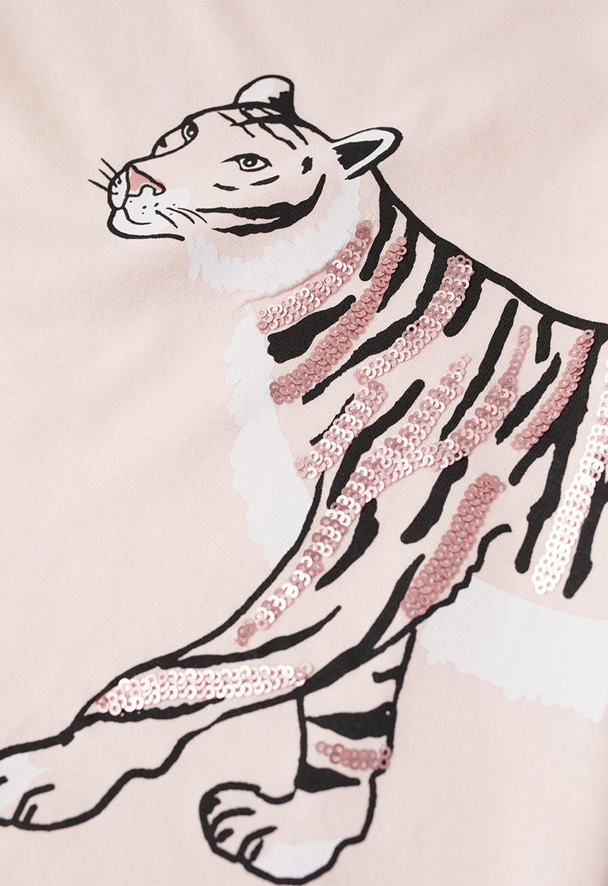 MANGO - T-shirt animals - pink