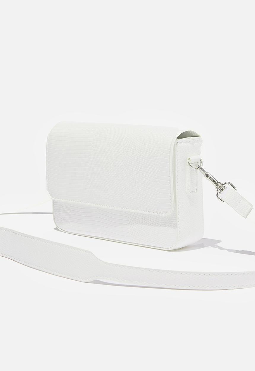 Rubi - Lexi cross body bag - white mini texture
